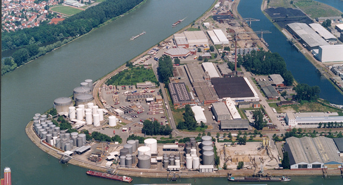 Tanklager Exolum in Mannheim